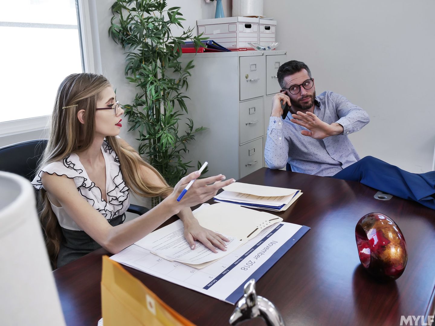 Office Space Pussy Plowing