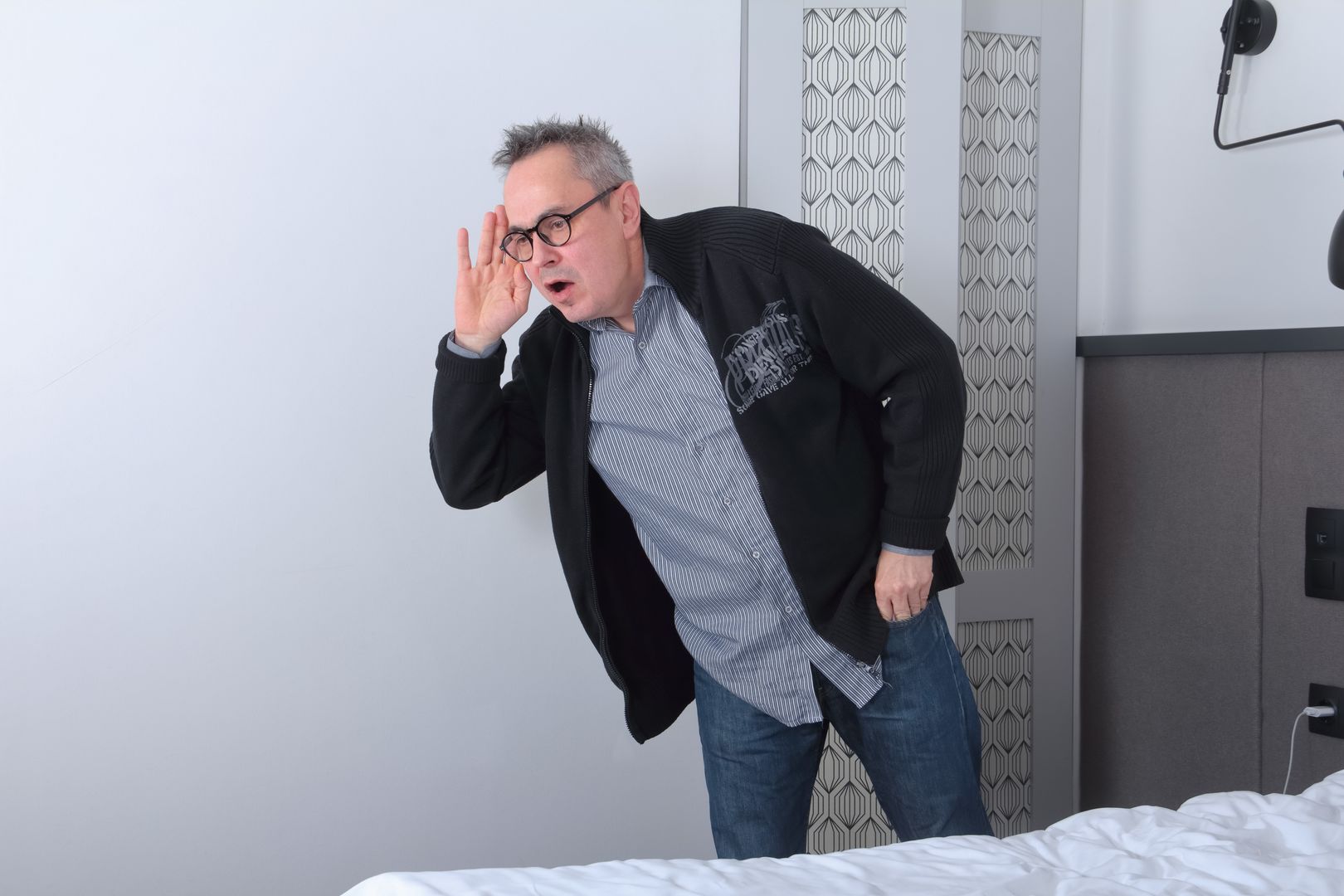 Angry man punishes the cutie for the mess she makes