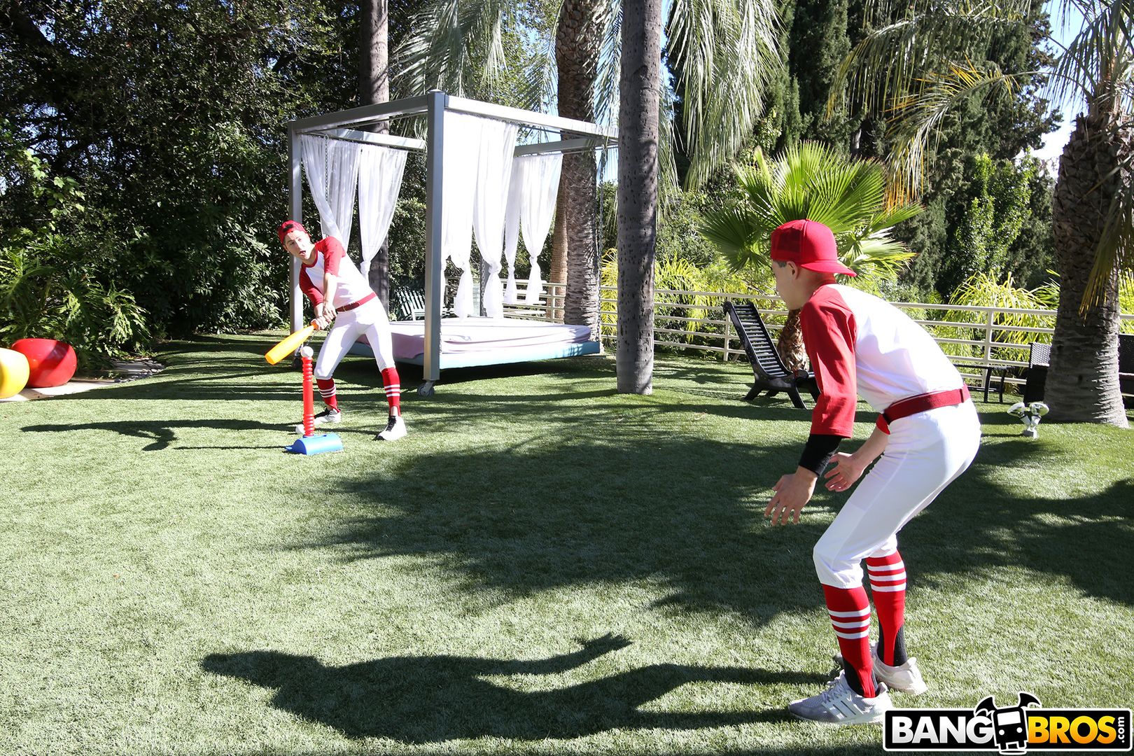 Baseball Practice Turns Into A Wild Threesome
