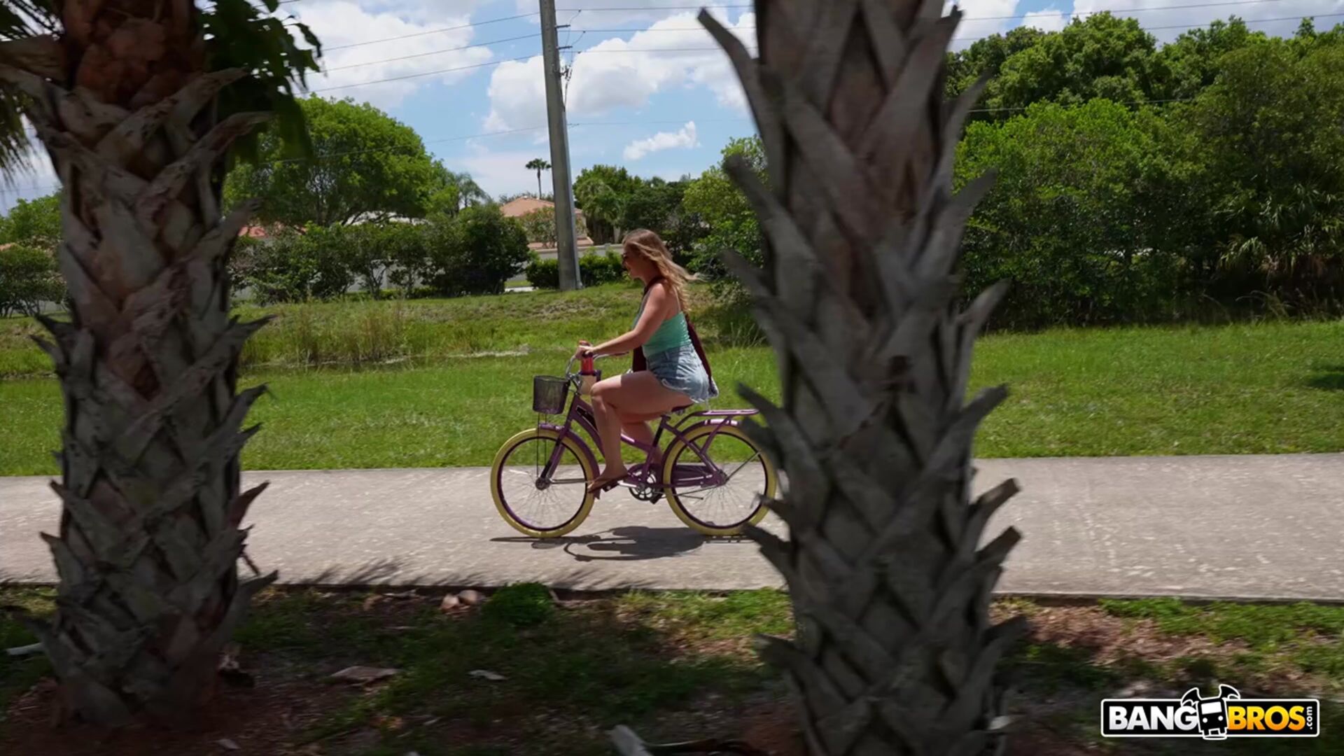 A Big Black Cock for the Voluptuous Bicycle Girl