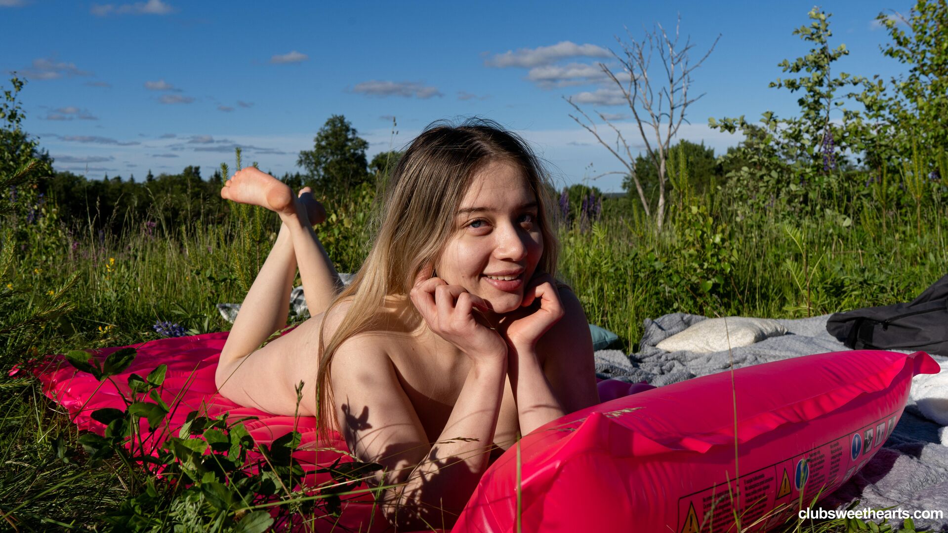 Elsa winter on a hot summer's day