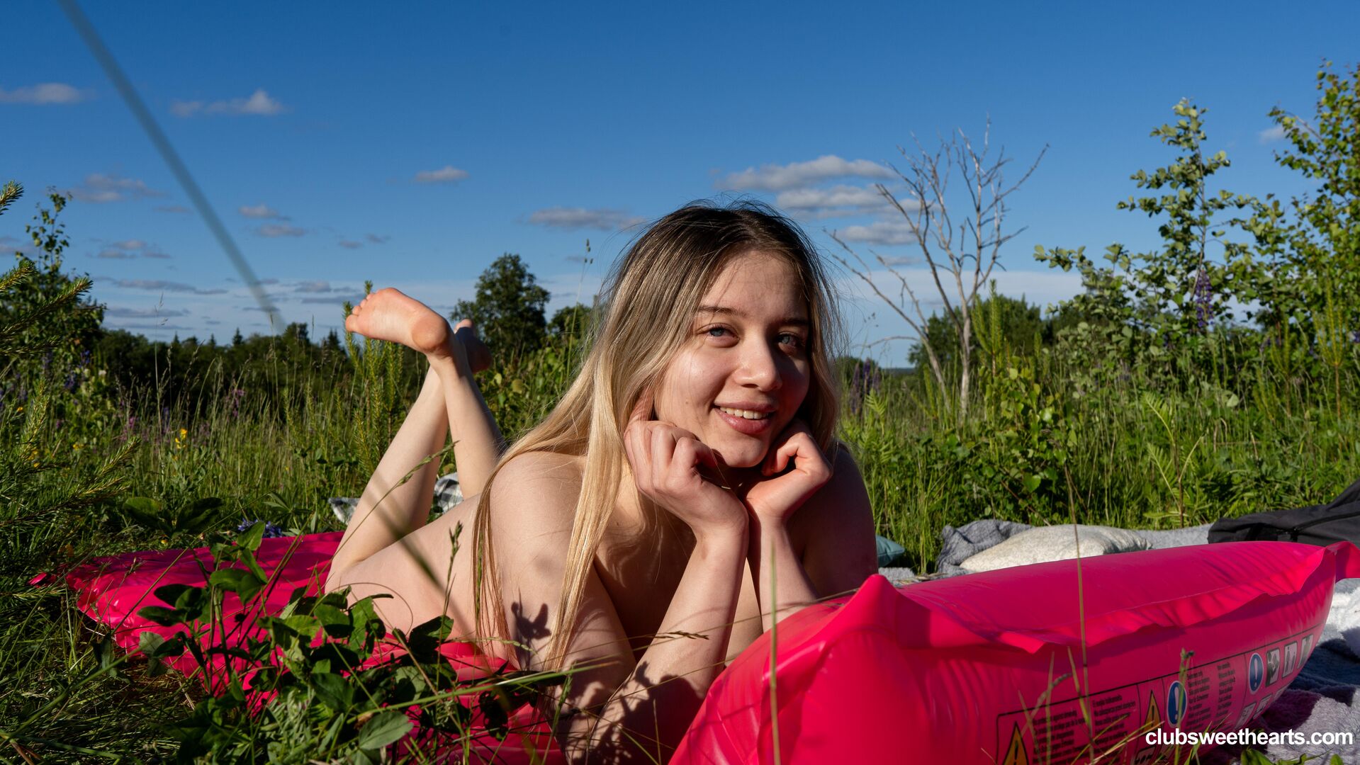 Elsa winter on a hot summer's day