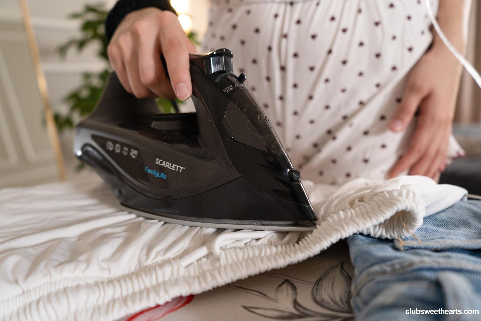 The irony of ironing