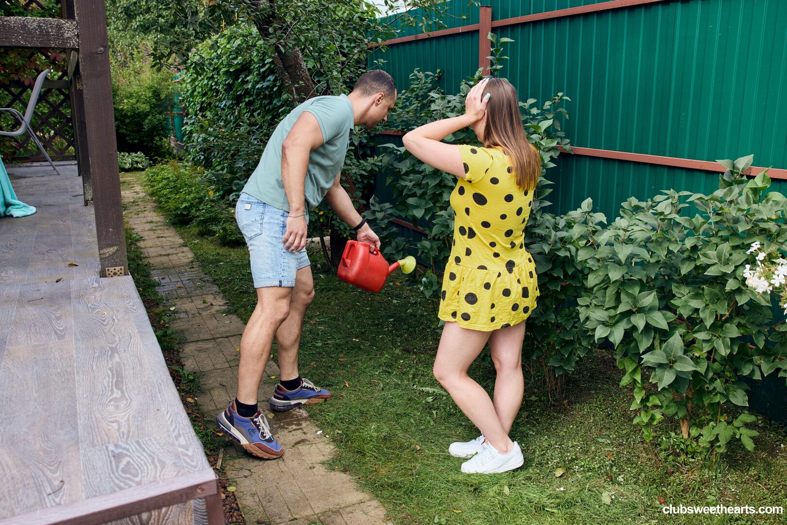 I was supposed to water the plants