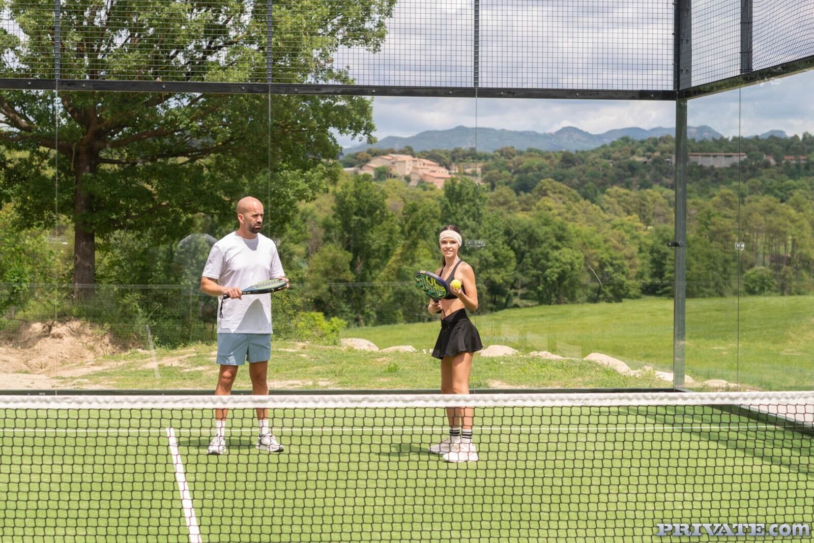 Matty Mila Pérez and Rossa Vaxx have a game of padel, and end up in an anal orgy