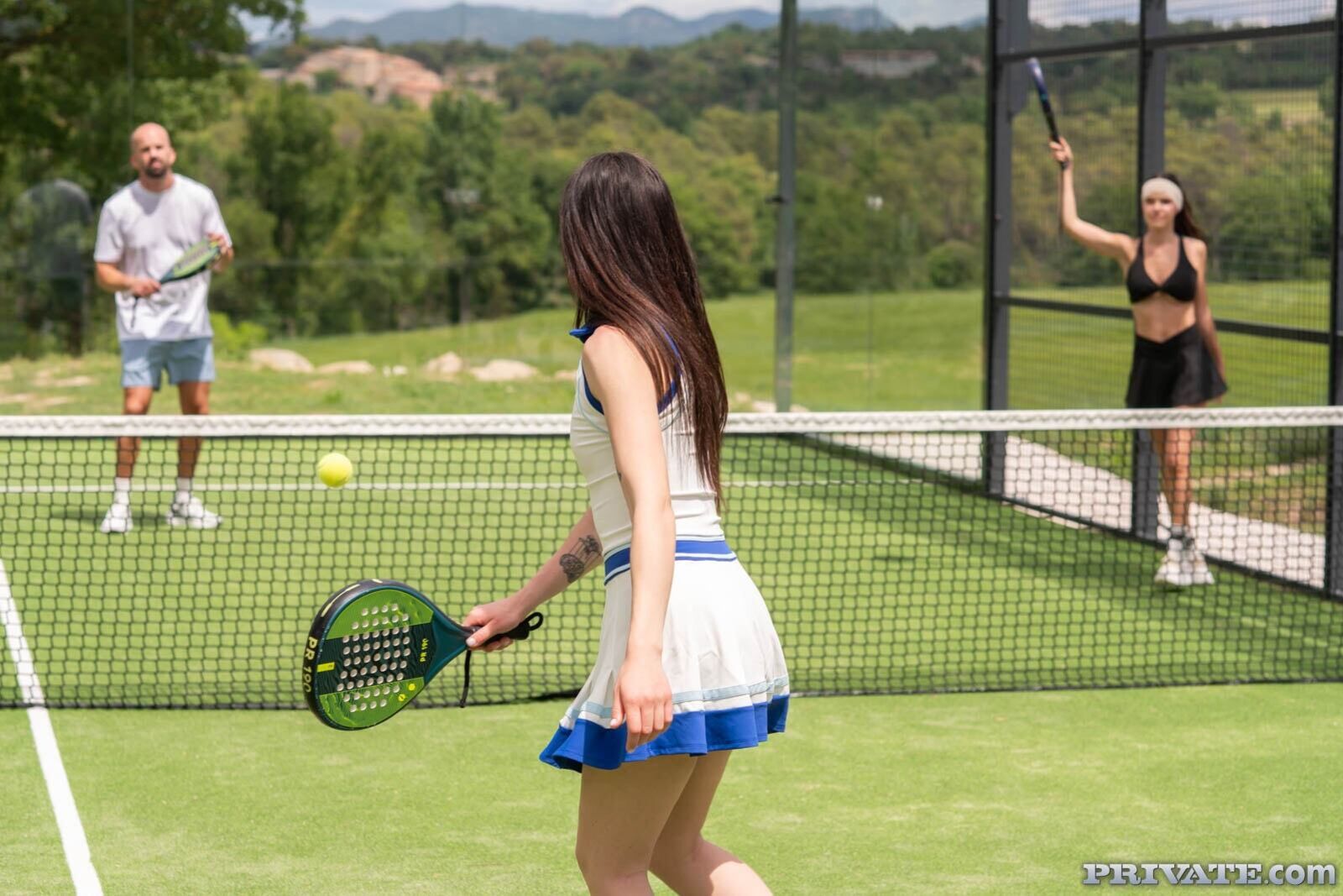 Matty Mila Pérez and Rossa Vaxx have a game of padel, and end up in an anal orgy