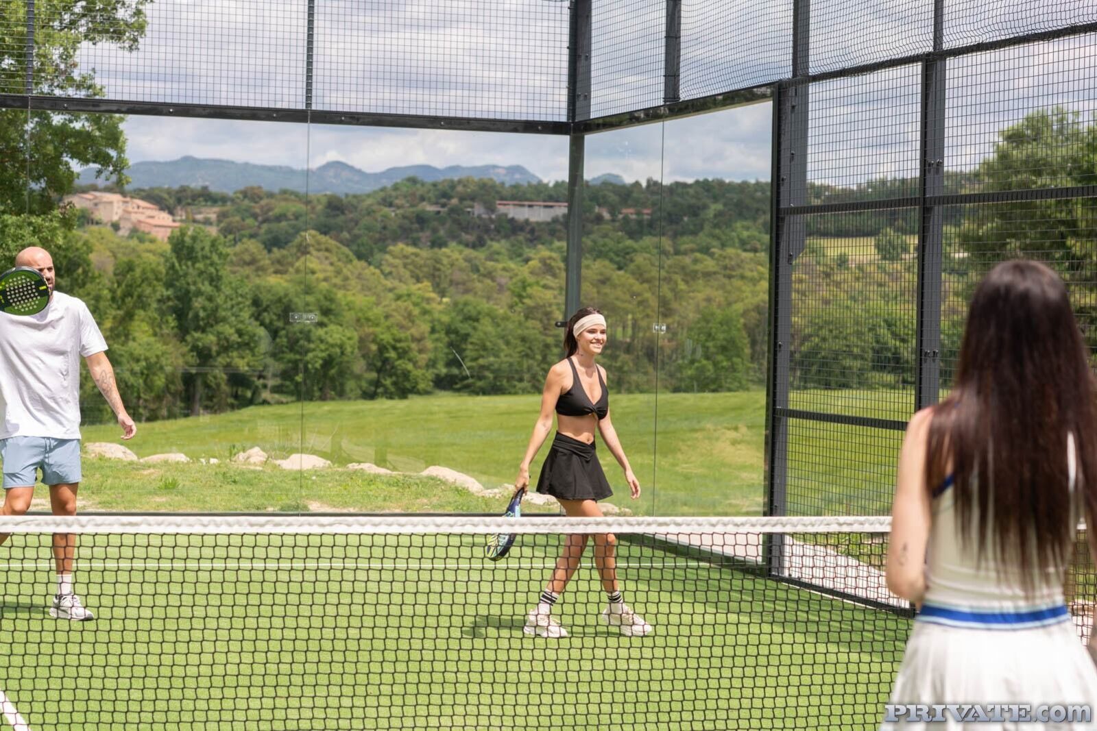 Matty Mila Pérez and Rossa Vaxx have a game of padel, and end up in an anal orgy