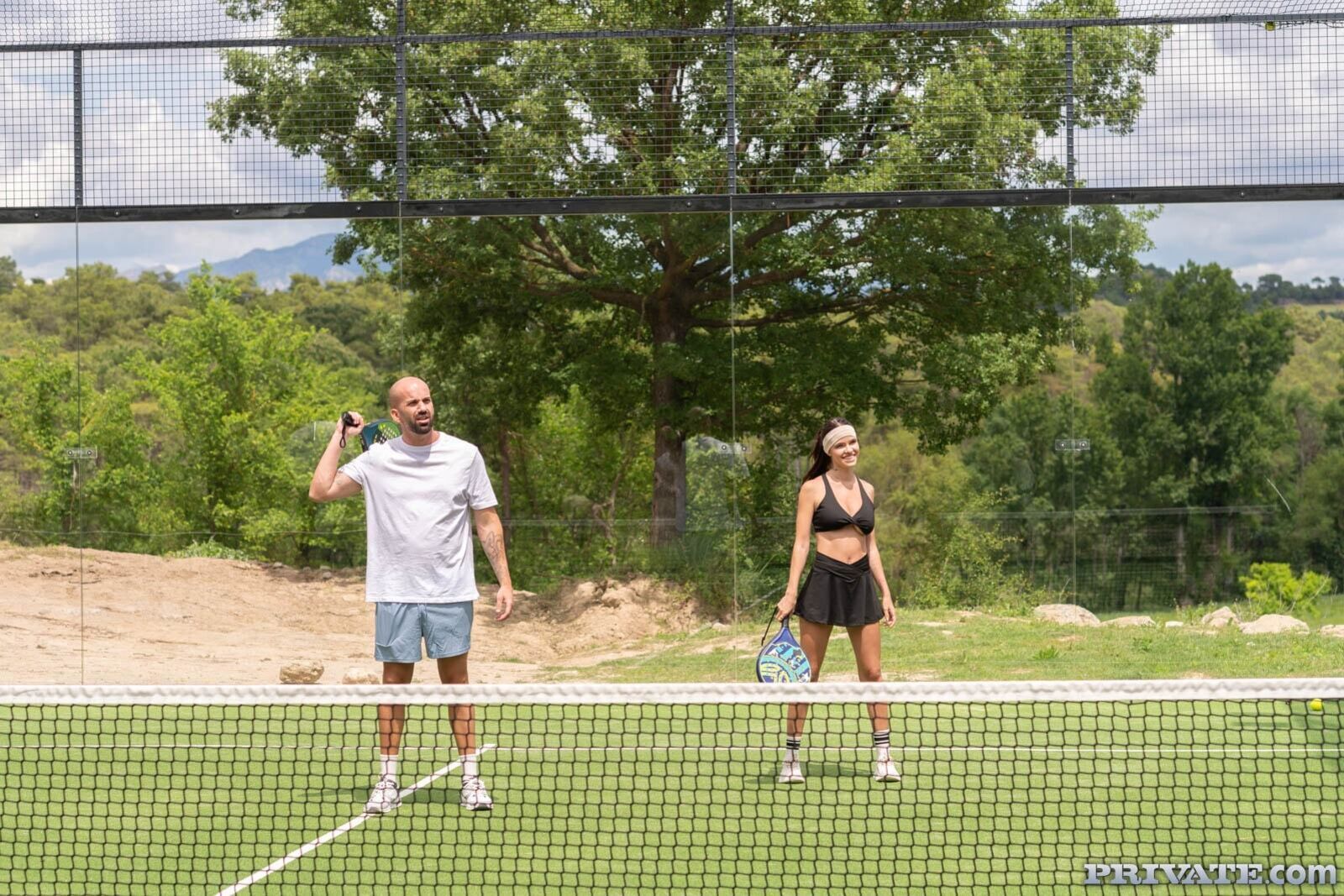 Matty Mila Pérez and Rossa Vaxx have a game of padel, and end up in an anal orgy