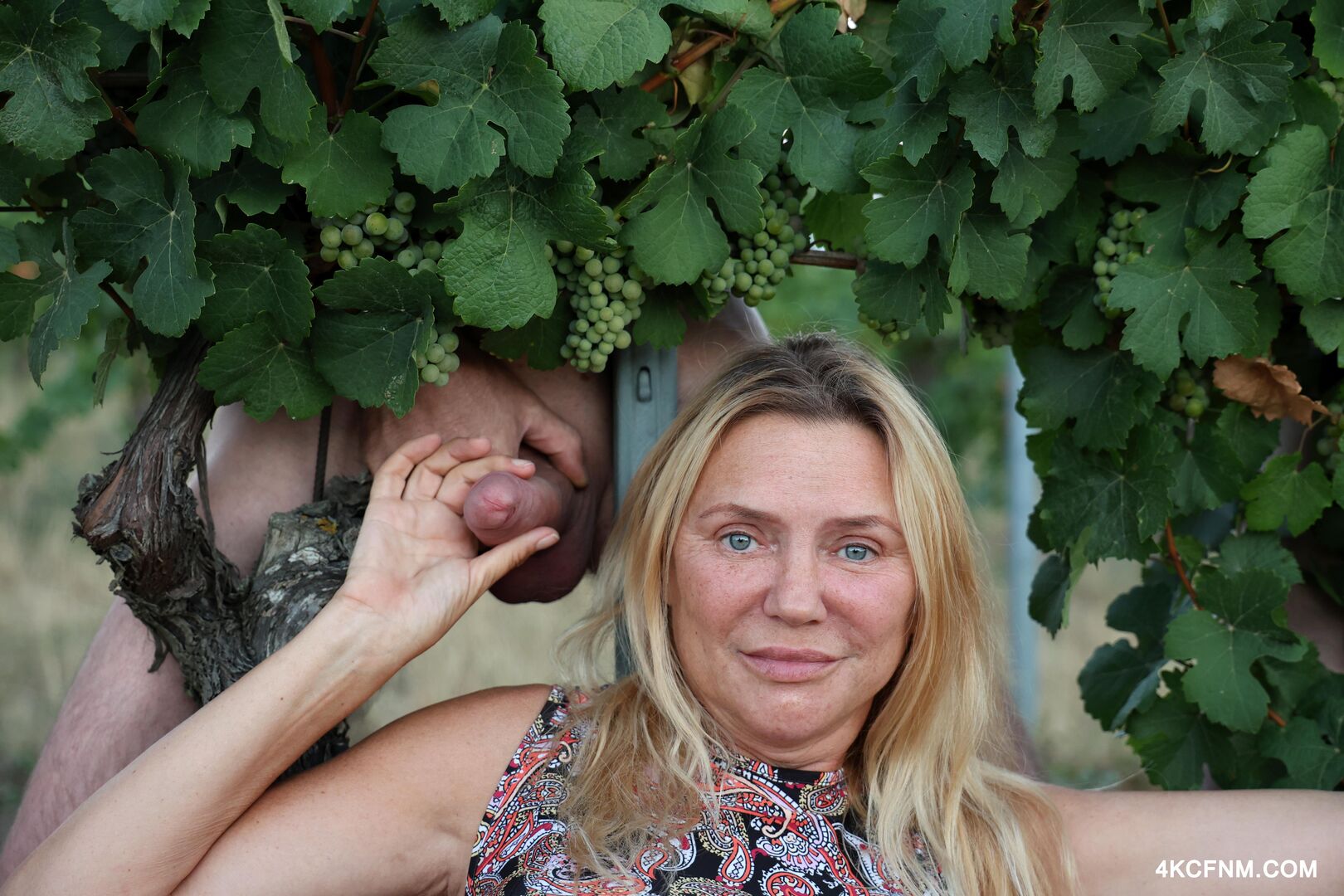 Public cumming at a vineyard