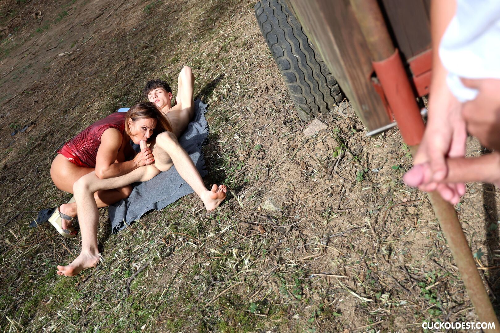 Sneaking on my unfaithful wife full video by cuckoldest
