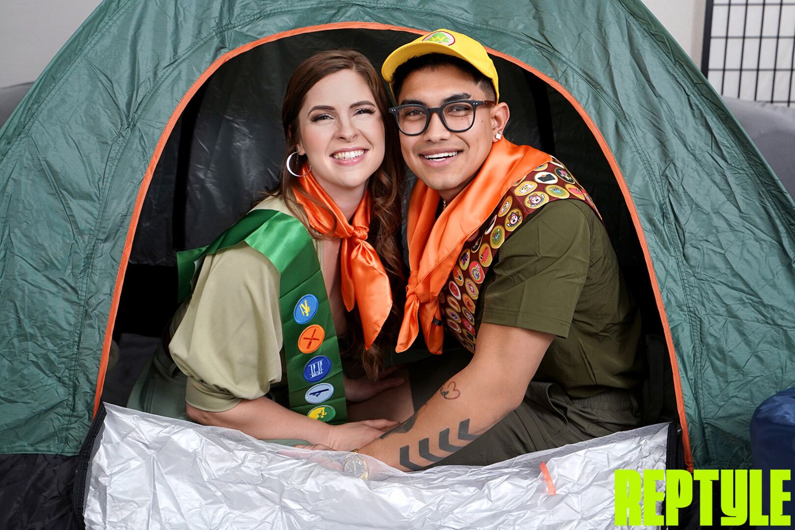 Let's Practice, Everyone Who Goes Camping Loses Their V-Card (Scarlett Gushes' Debut)