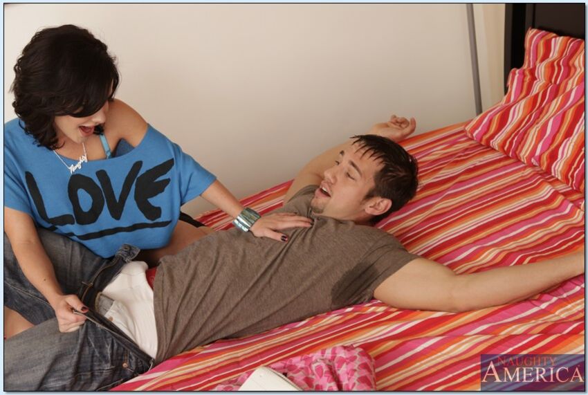 Katie St. Ives fucking in the bed with her big ass