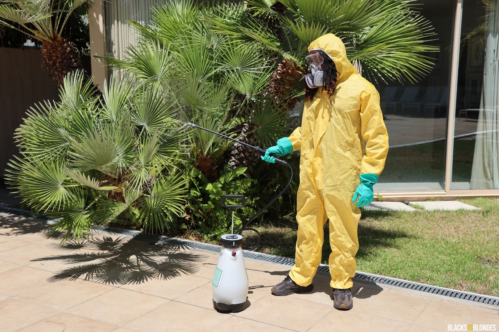 Spraying To Cool Off