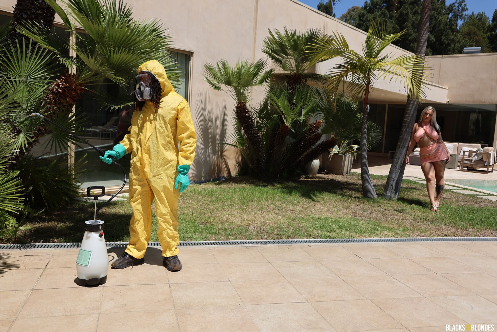 Spraying To Cool Off