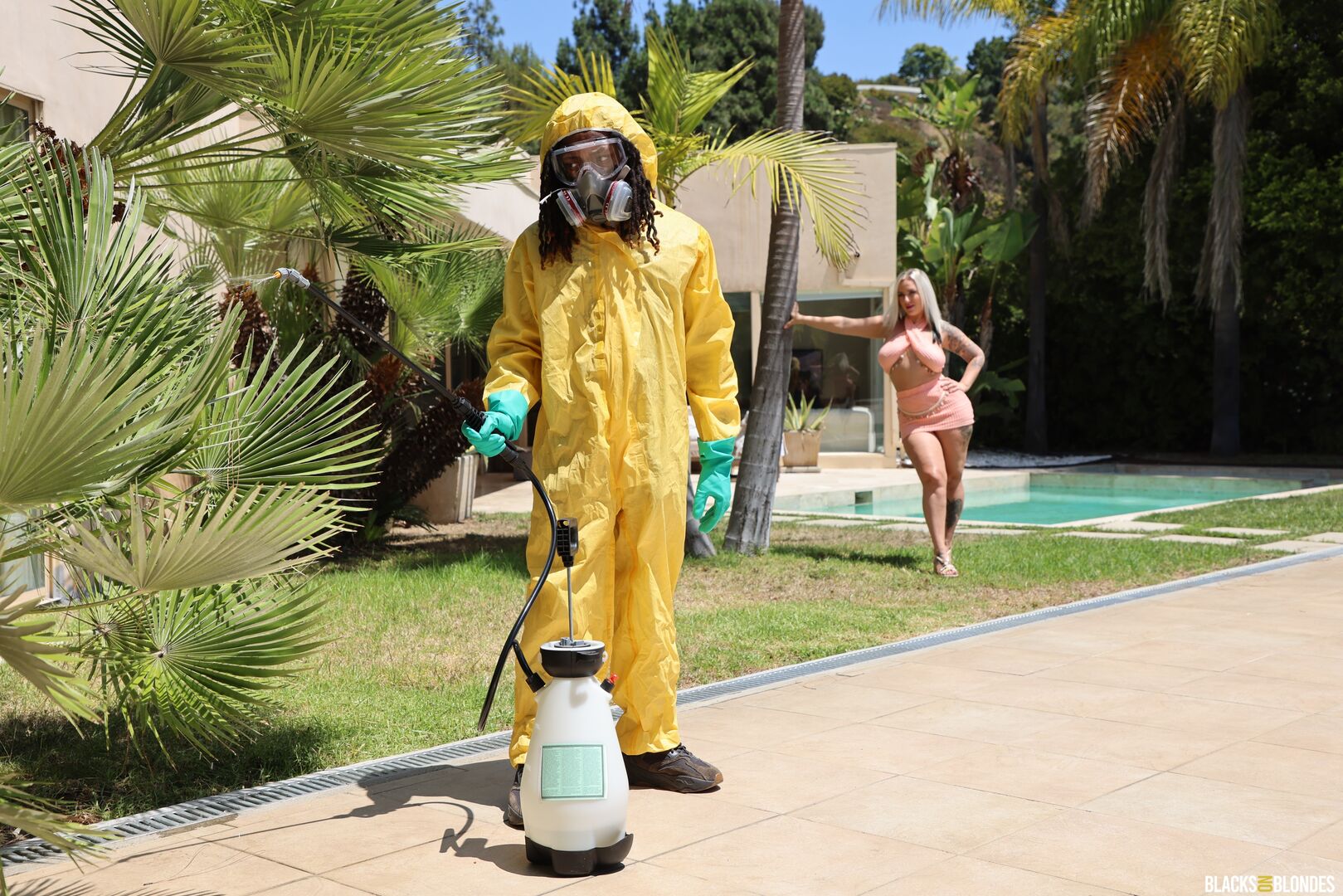 Spraying To Cool Off