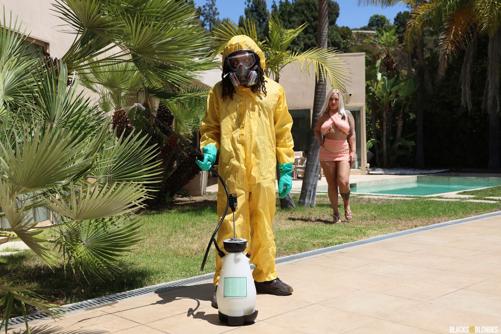 Spraying To Cool Off