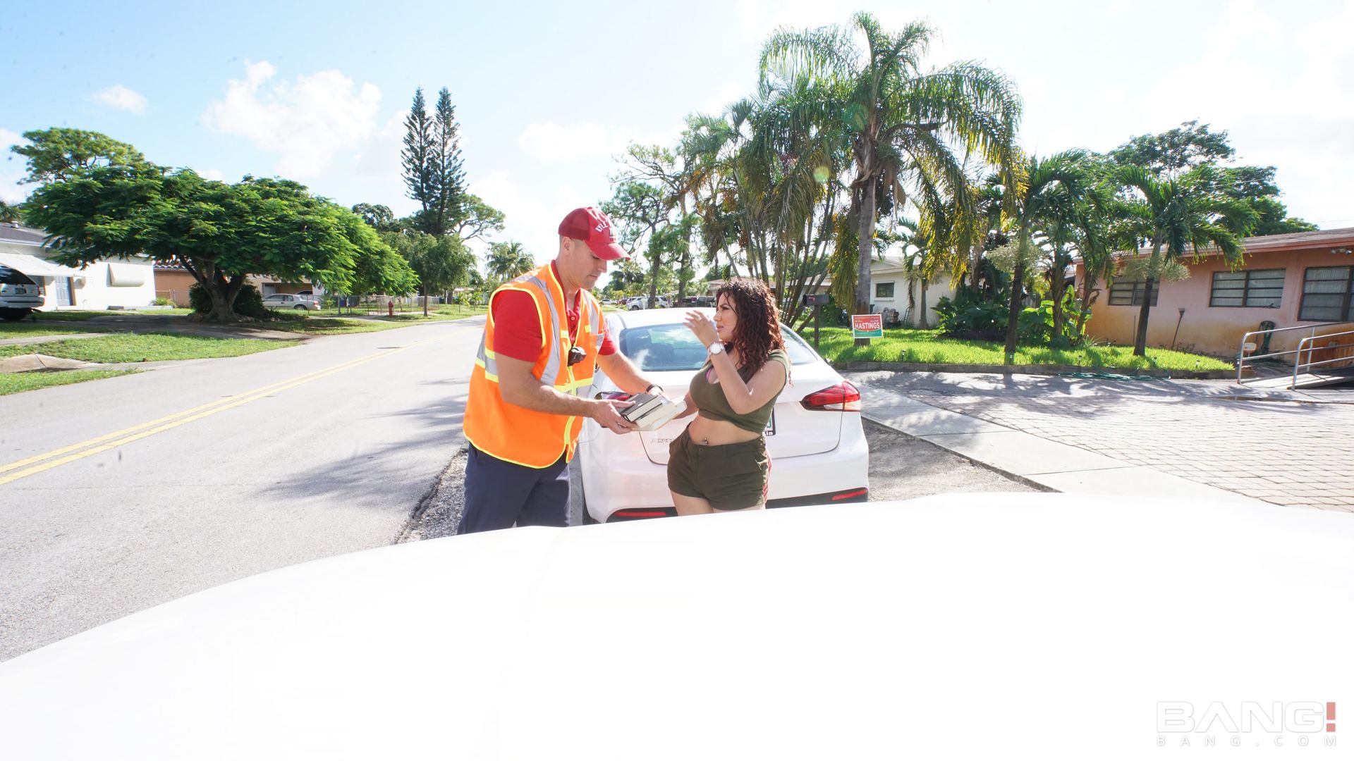 Samantha Rose Gets Fucked Balls Deep On The Floor Of Her Mechanics Garage