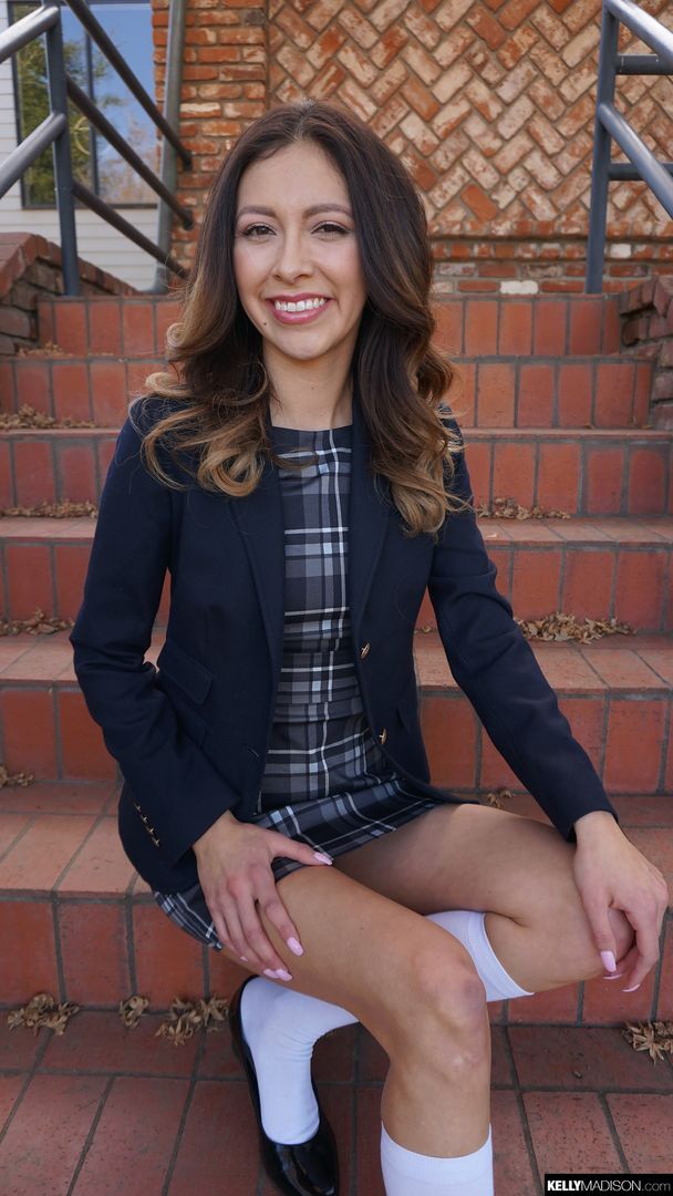 Split Screen Church Girl