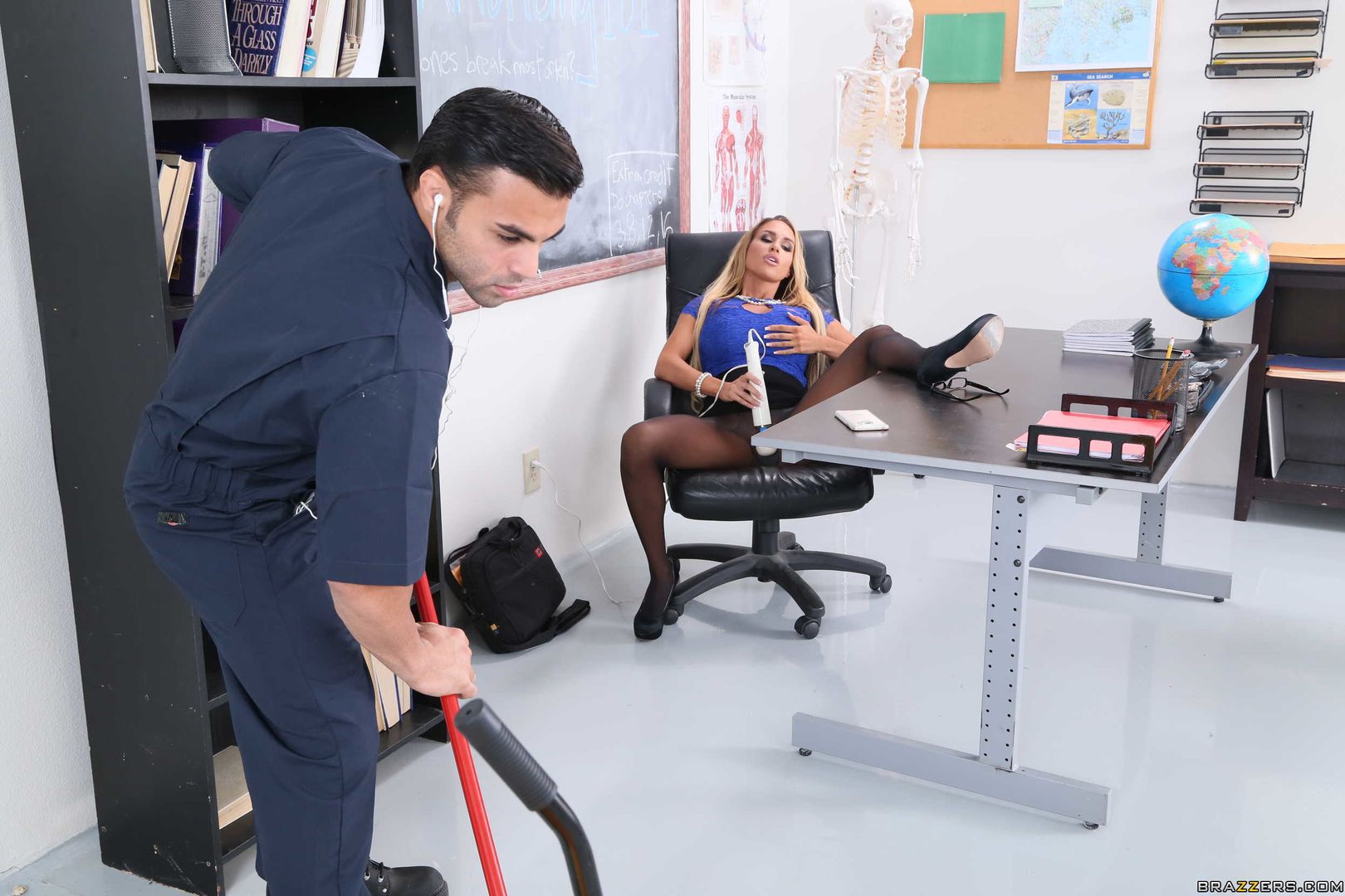 Washing Her Mouth Out With Cum