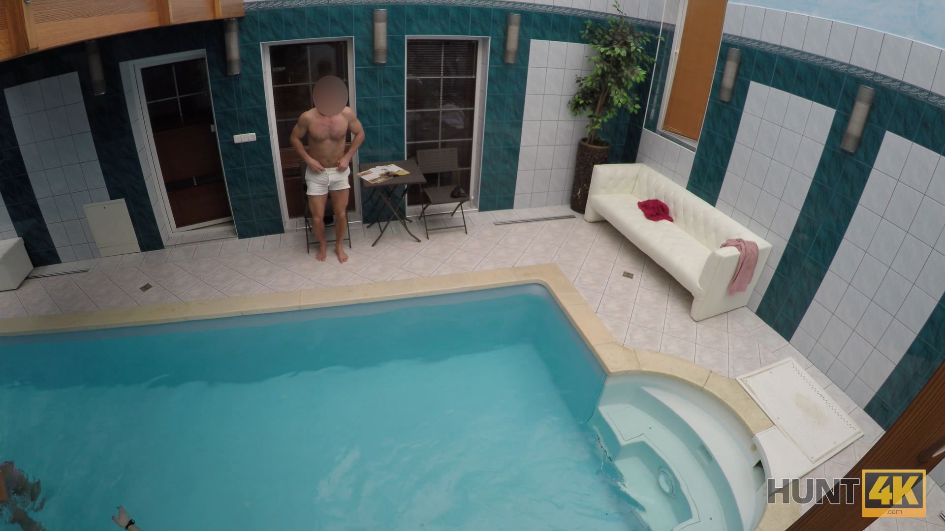Sex adventures in private swimming pool