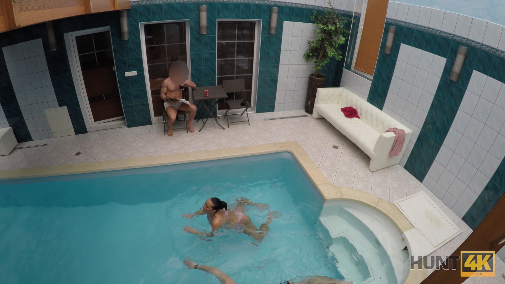 Sex adventures in private swimming pool