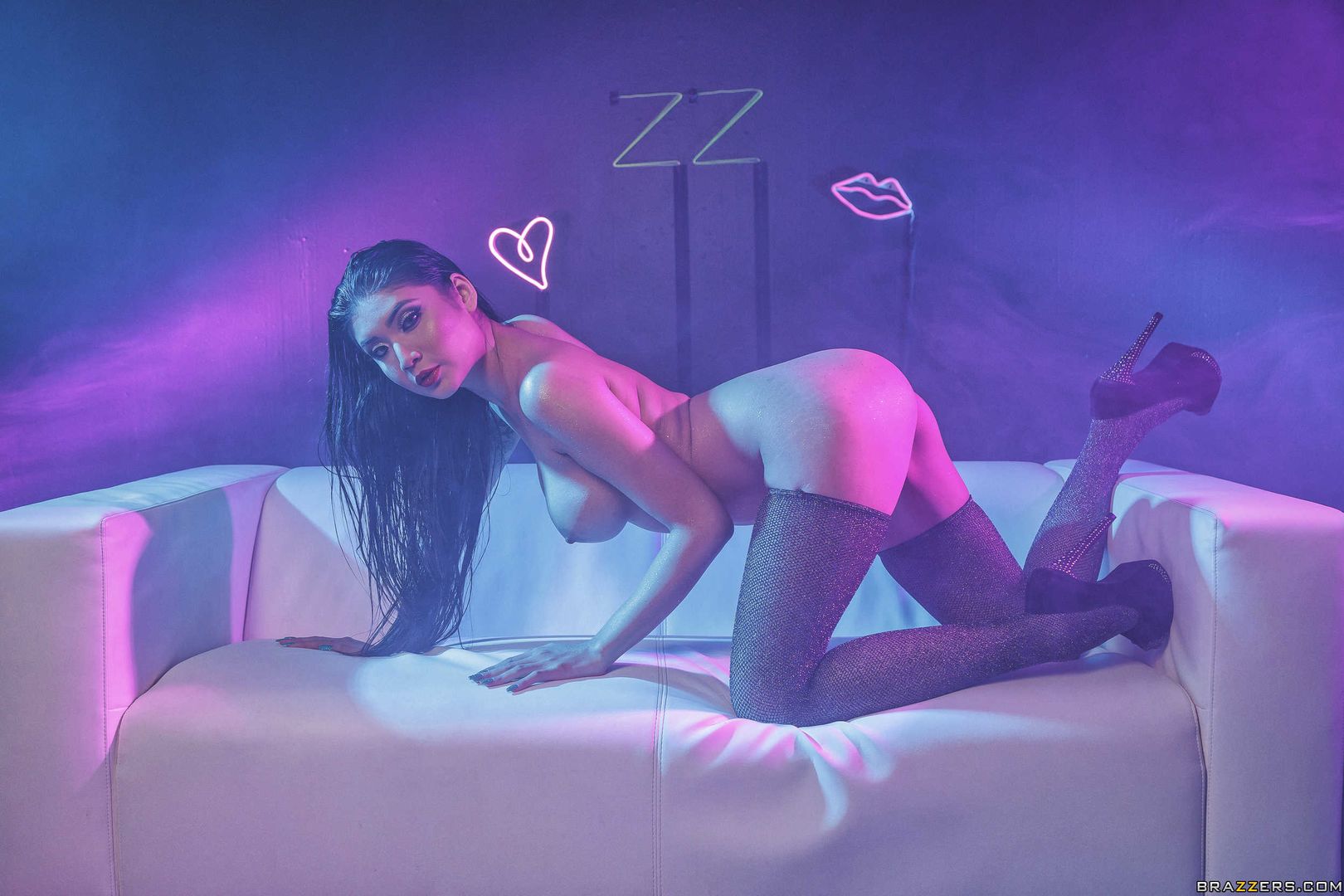 Taking A Shine To Her Tits