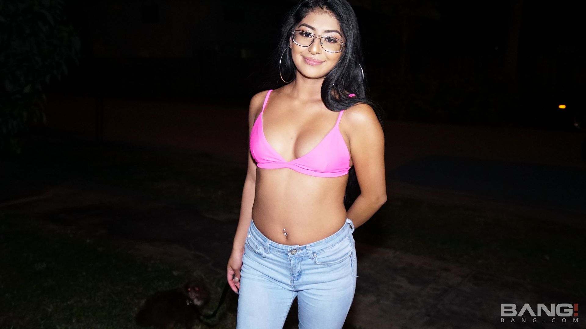 Binky Beal Gets Her Pussy Destroyed In Her Own Driveway