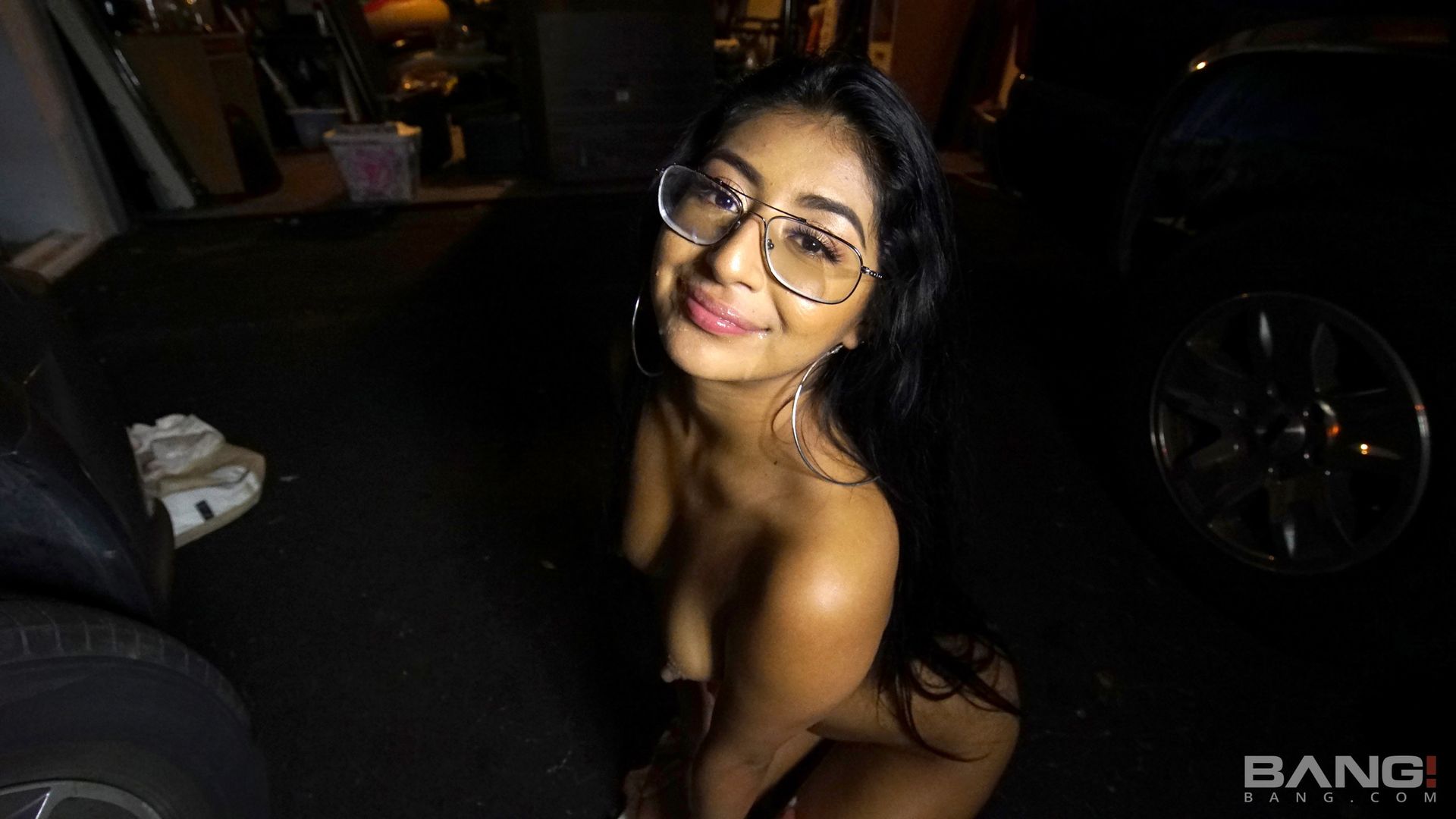 Binky Beal Gets Her Pussy Destroyed In Her Own Driveway