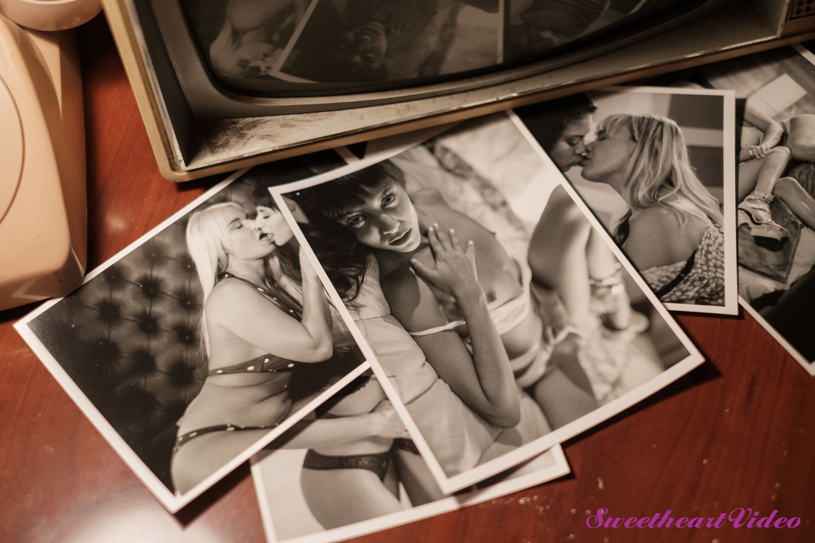 Lesbian Beauties Volume 21 Black and White Scene 4 - Object of desire