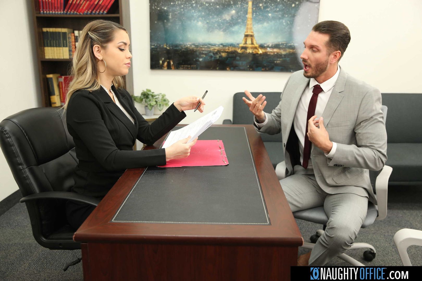 Alina Lopez has employee fuck her to keep his job
