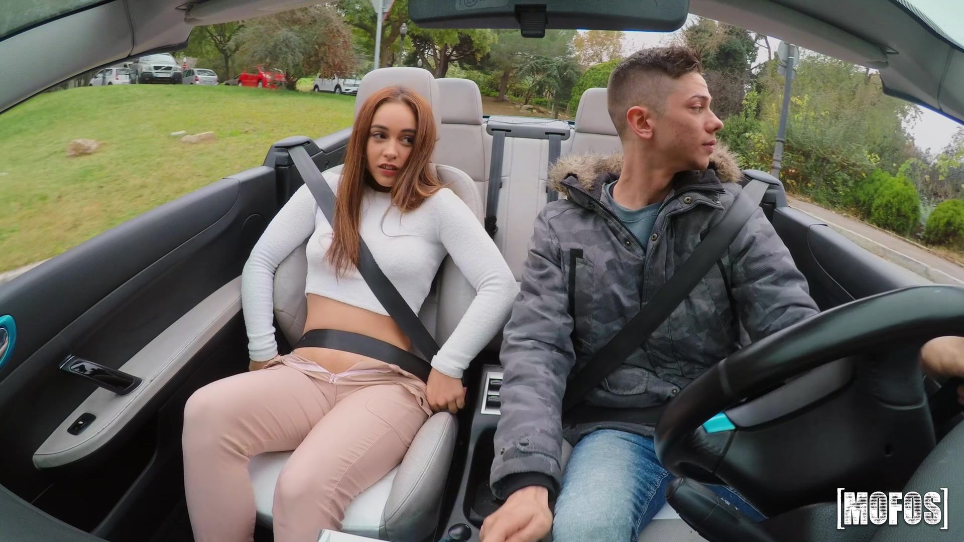 Car Loving Hottie Horny For Cock