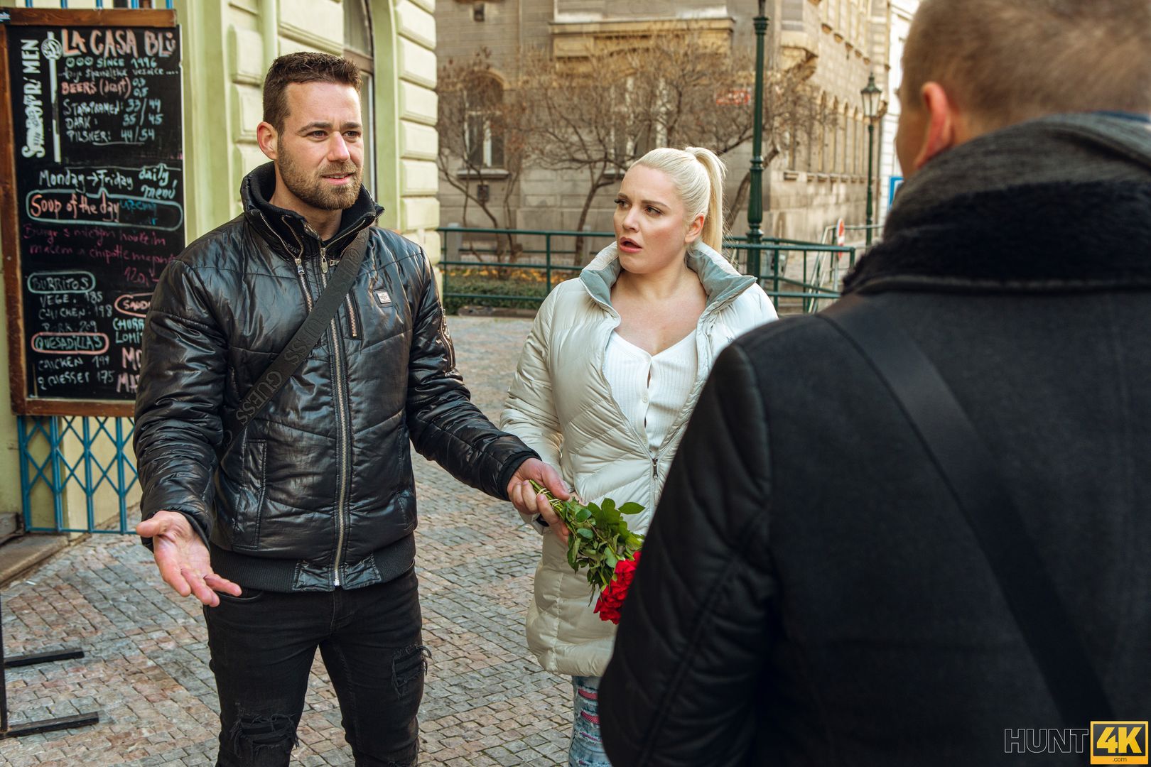 Getting lost heading on your first date? Then I'll fuck your busty girlfriend!