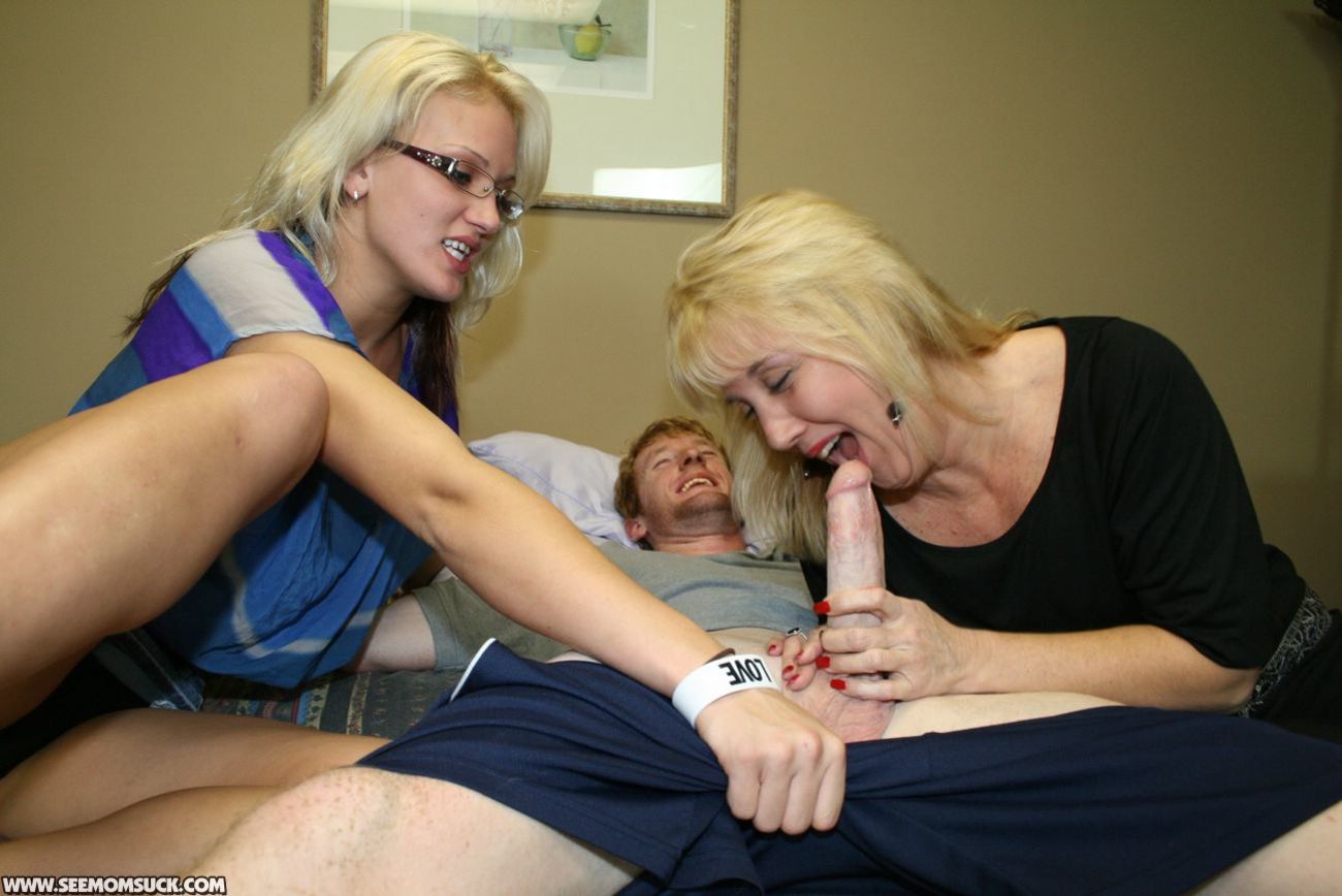 Mom got huge cock surprise