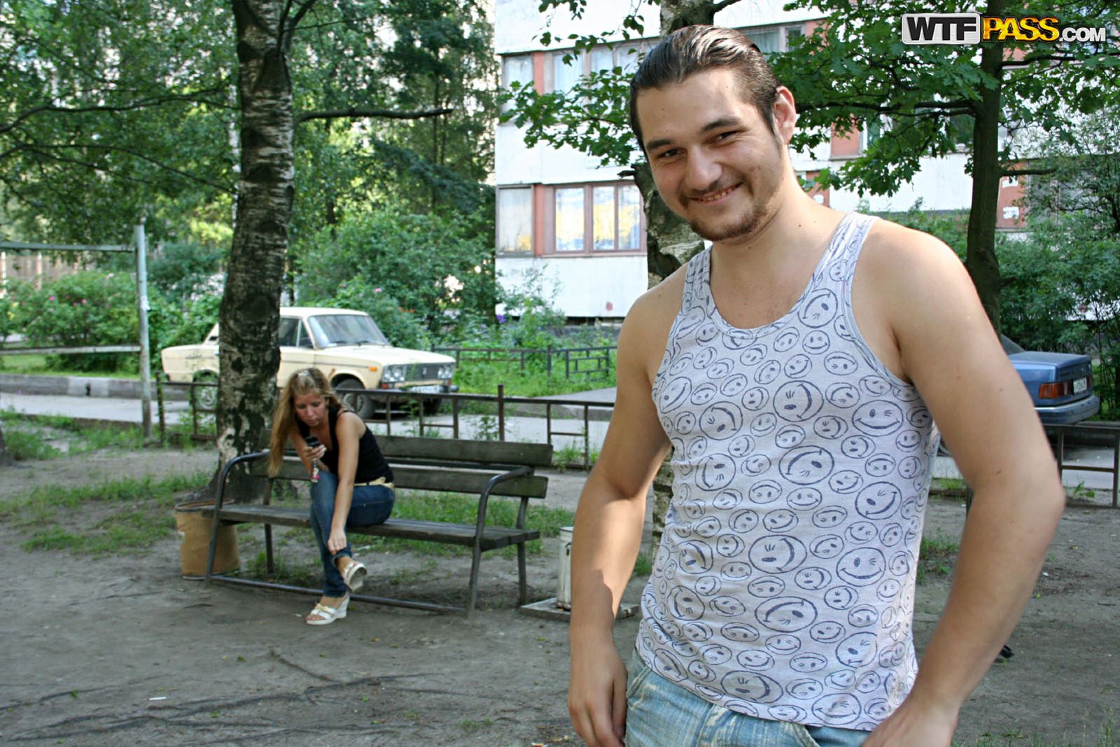 Fun blonde girl liked public fuck