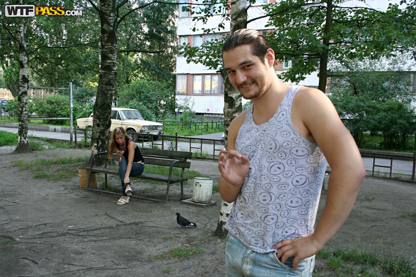 Fun blonde girl liked public fuck