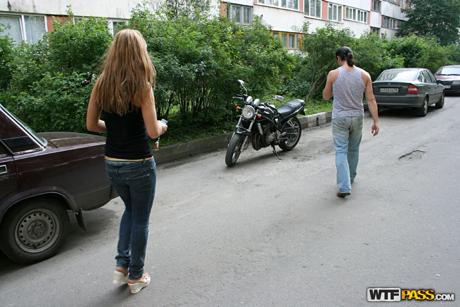 Fun blonde girl liked public fuck