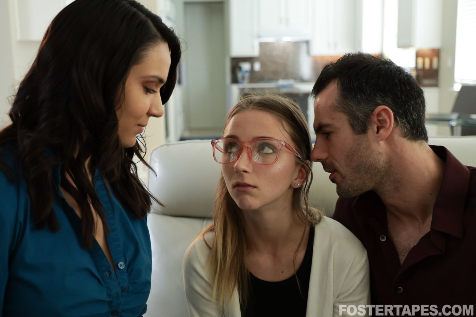 Lonely Foster Daughter Offers Her Body