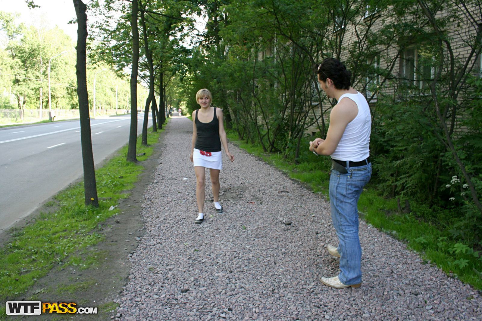 Reality video of pickup fucking