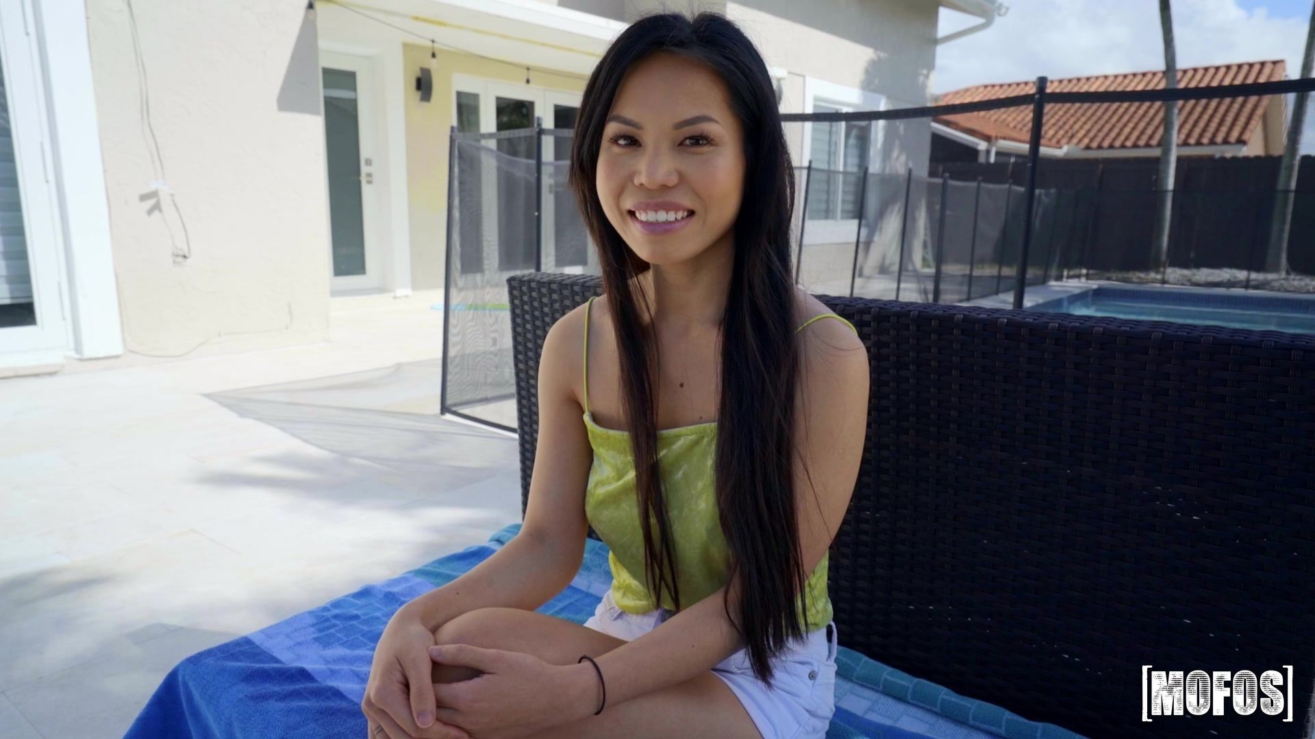 Petite Asian Stretched Out
