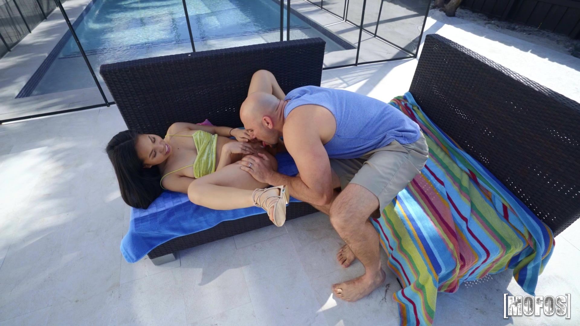 Petite Asian Stretched Out