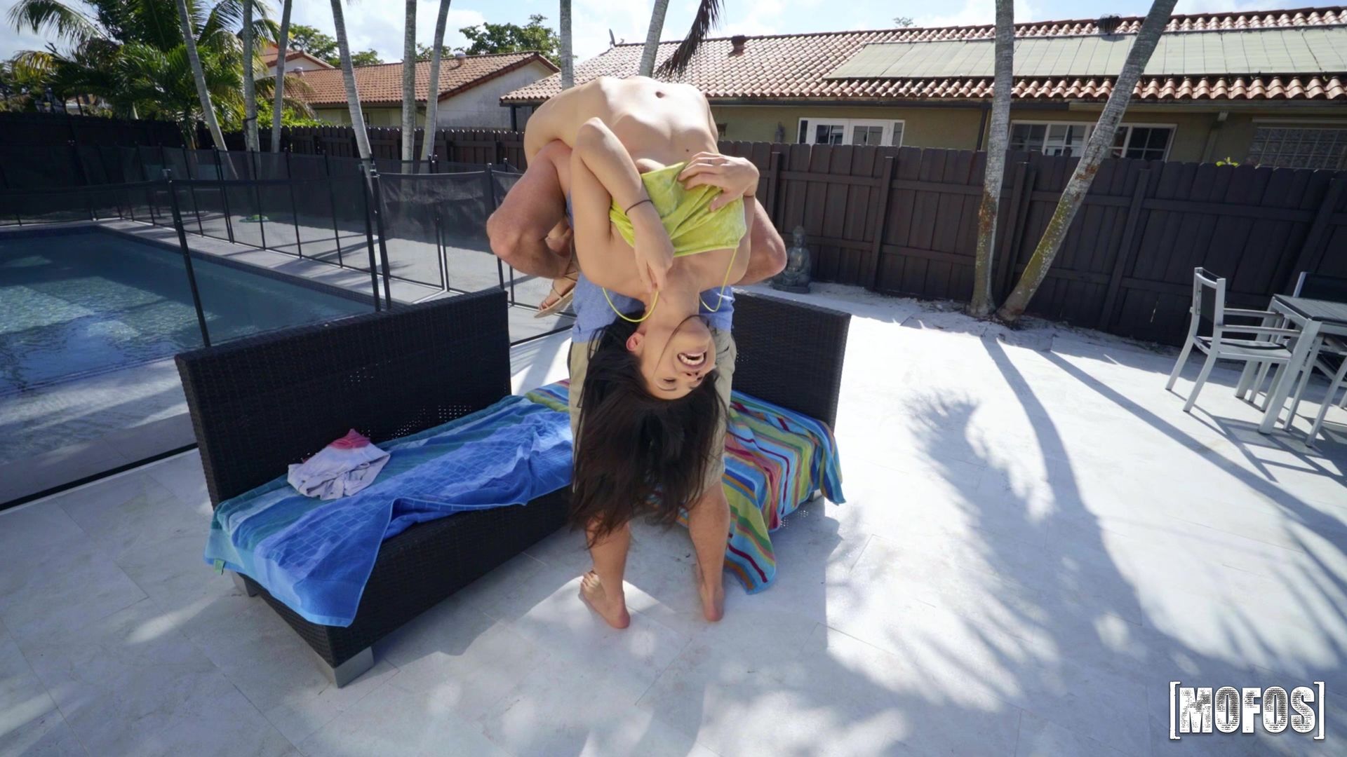 Petite Asian Stretched Out