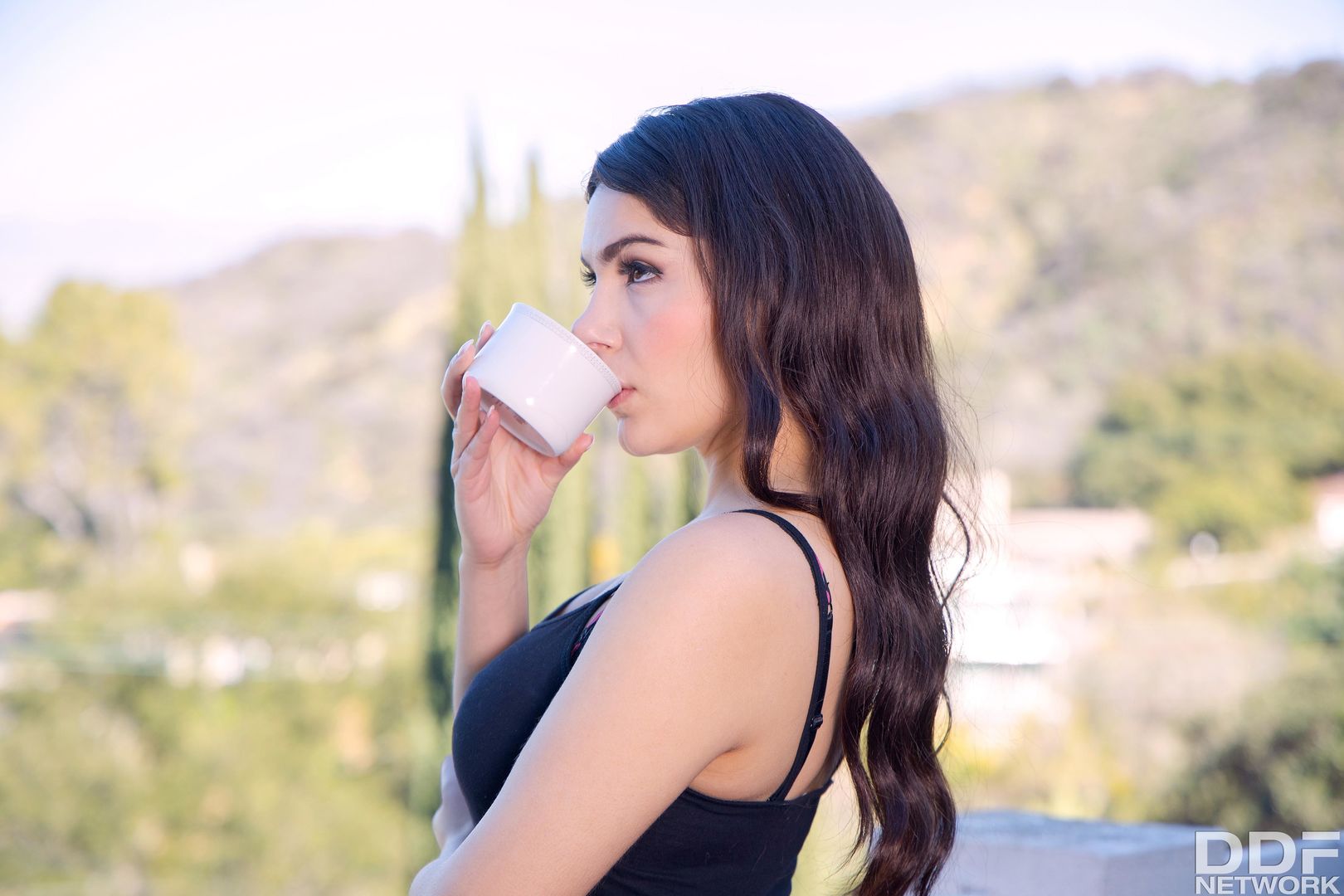 Italian Sex Goddess Fucks Salesman