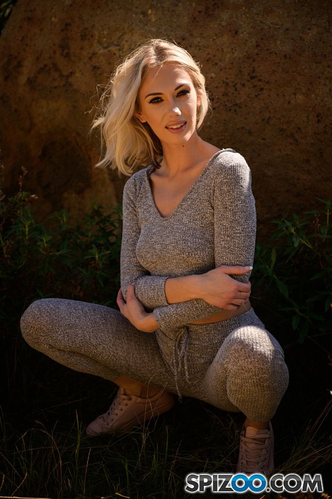 Blonde Sky Pierce Gets pounded On Outdoor Hike