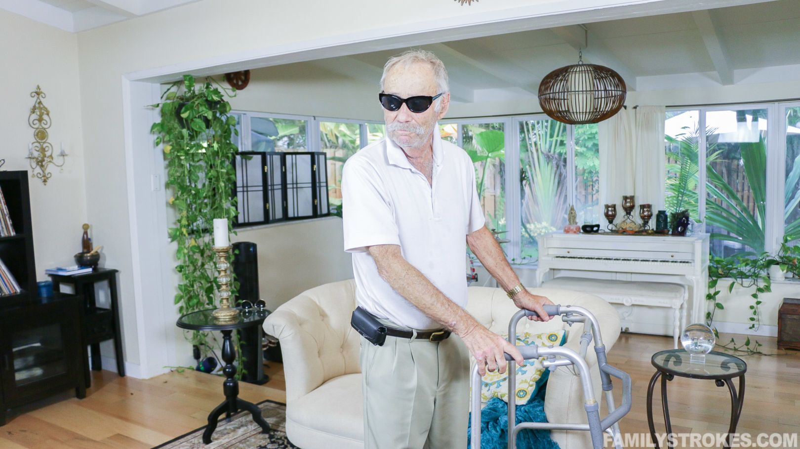 Getting Naughty On Grandpas Walker