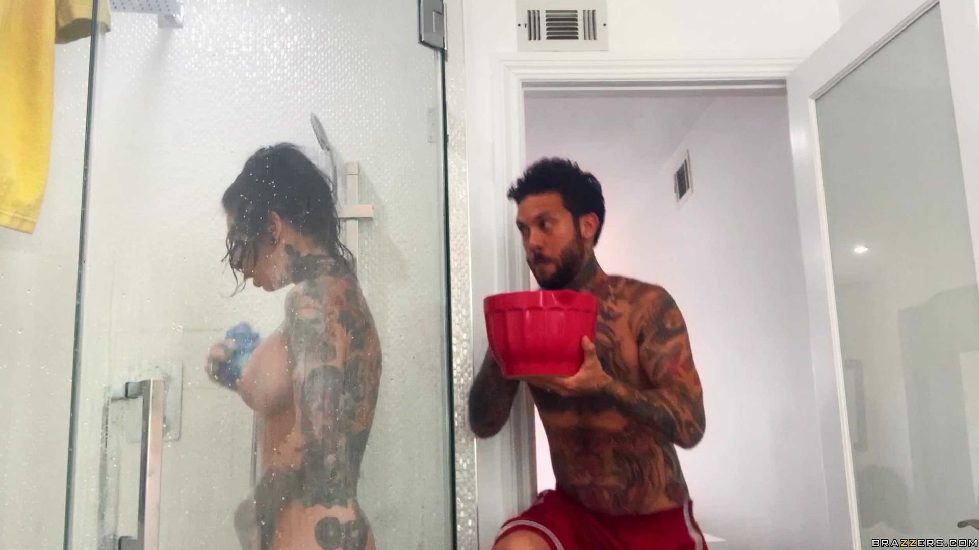 Getting Joanna Out Of The Shower