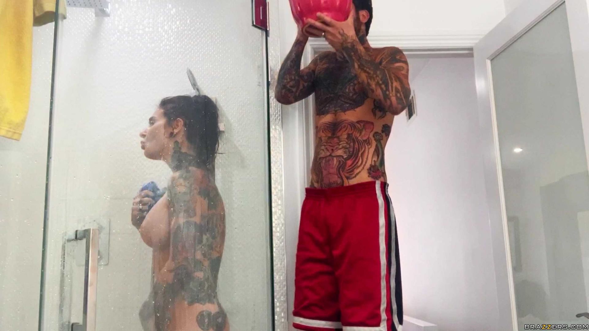 Getting Joanna Out Of The Shower