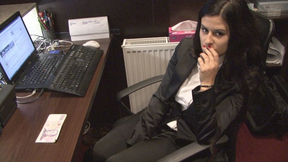 Hot receptionist
