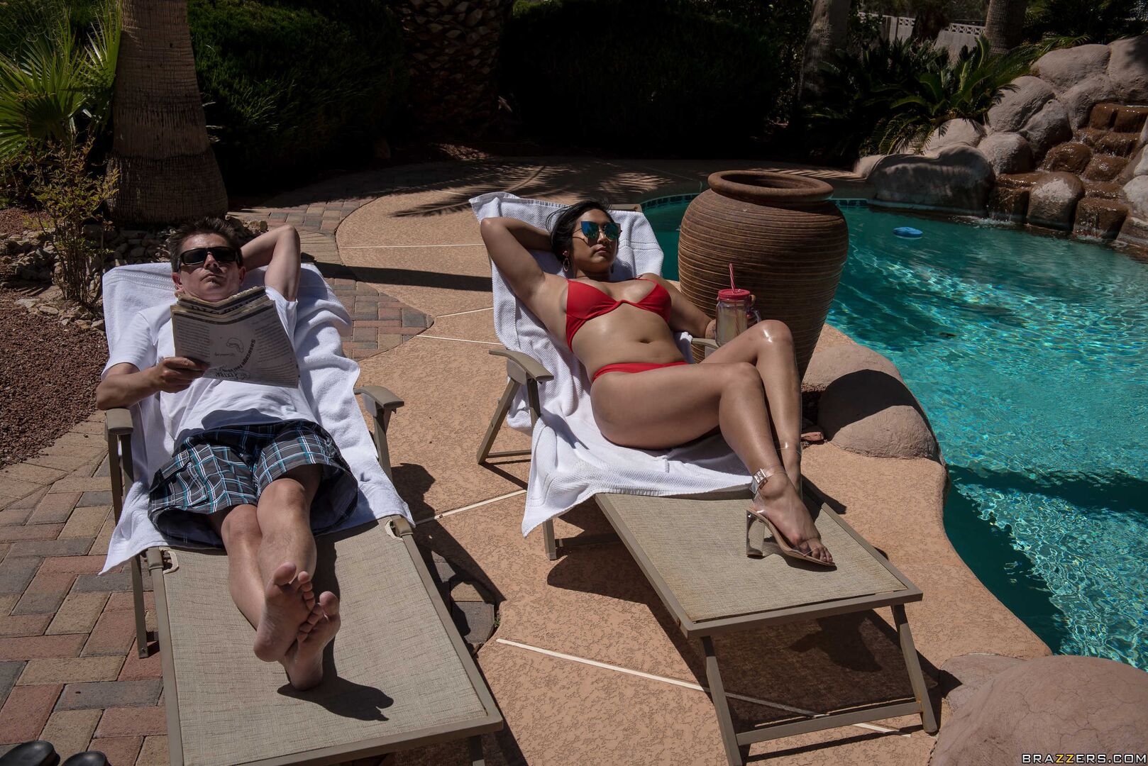 Pounding The Pool Boy