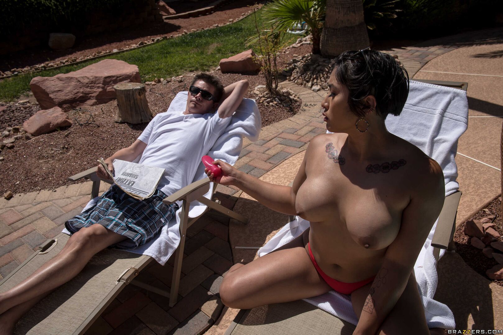 Pounding The Pool Boy