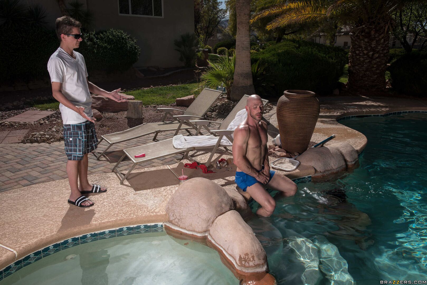 Pounding The Pool Boy